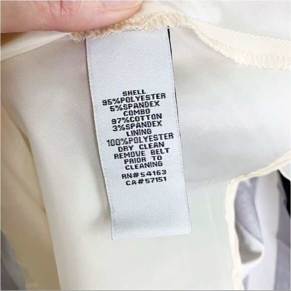 Eliza J Black/Cream Striped Skirt Fit And Flare‎ Dress Size 0 NEW With Tags - Picture 14 of 16